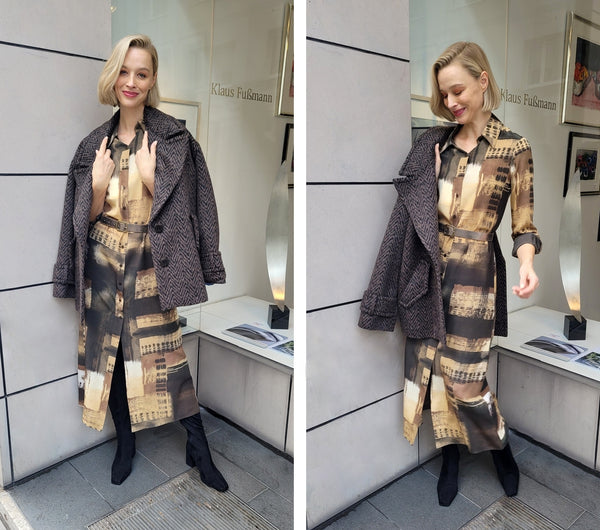 Cabanjacke overs. (braun & schwarz)