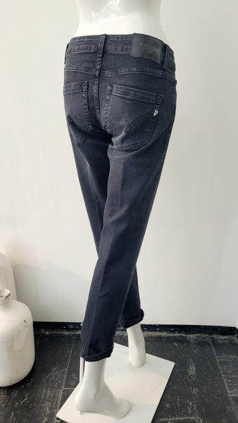 Jeans, Skinny-Fit (schwarz)