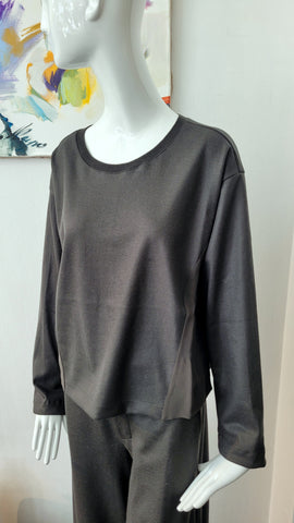 Pulli/Bluse geknöpft (graphit)(-50%)