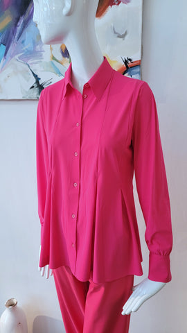 Bluse, pink-rot