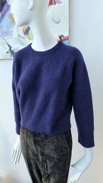 Pulli kurz, blau