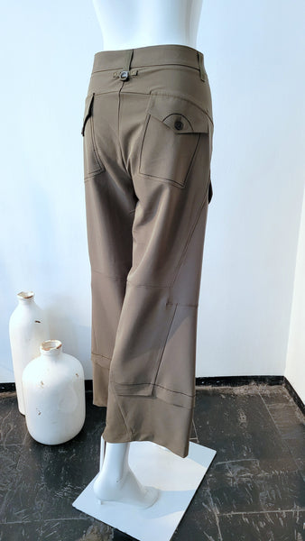 Hightech-Hose mit Taschen und Details (khaki)