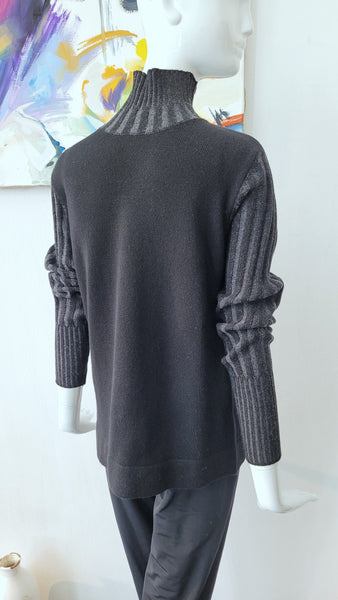 Pulli mit Rollkragen (schwarz)