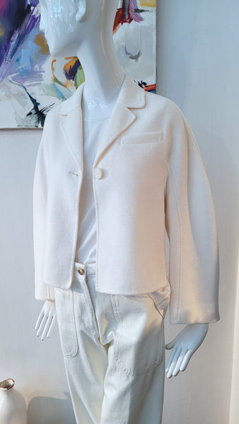 Kurze Jacke (creme)