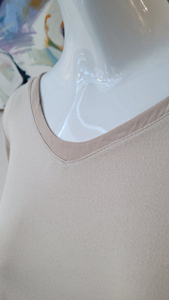 Langarmshirt (beige)