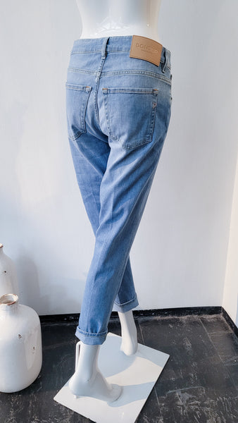 Jeans, Carrot-Fit  helle Waschung