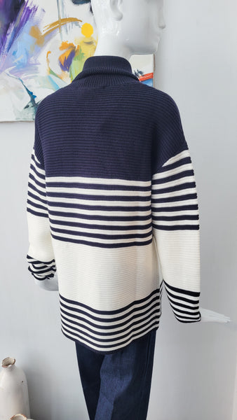 Pulli (dunkelblau gestreift)