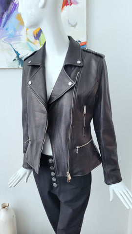 Lederjacke