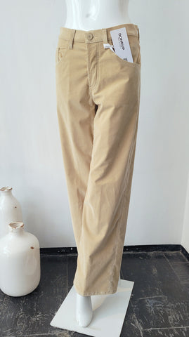 Cordhose, weit (beige)