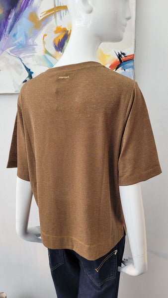 Shirt overs. Lurex (antikgold)