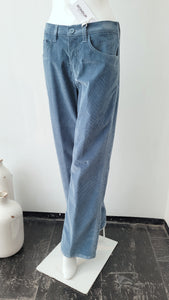 Cordhose, weit (blau)