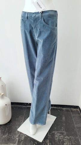 Cordhose, weit (blau)