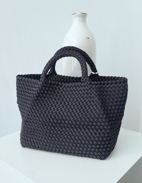 Tasche geflochten (schwarz)