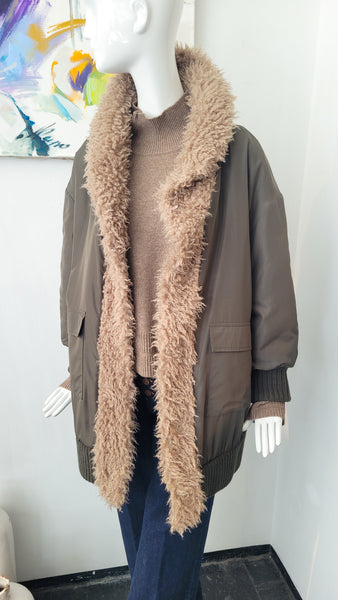 Parka, wendbar, fake fur
