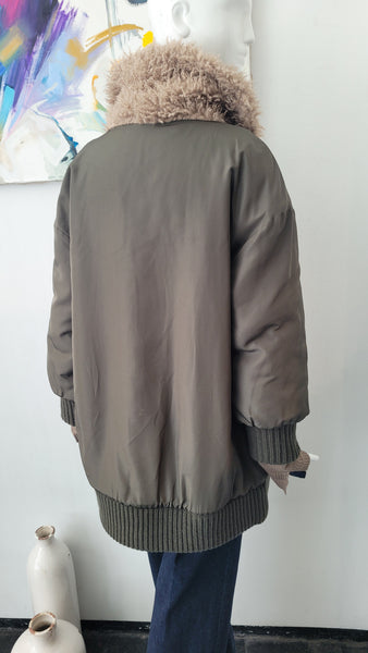 Parka, wendbar, fake fur