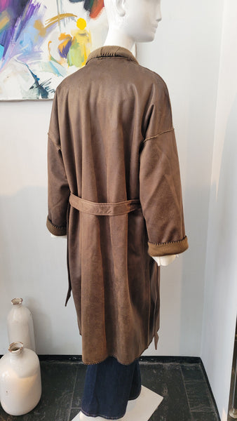Mantel, wendbar, fake fur