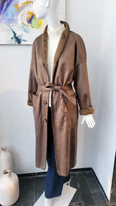 Mantel, wendbar, fake fur