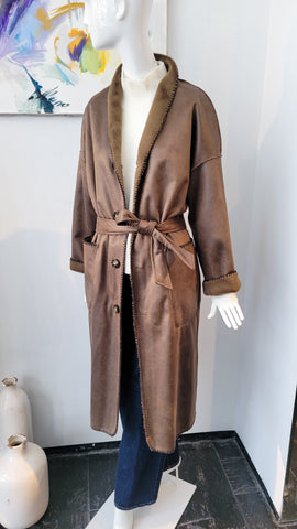 Mantel, wendbar, fake fur