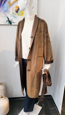 Mantel, wendbar, fake fur