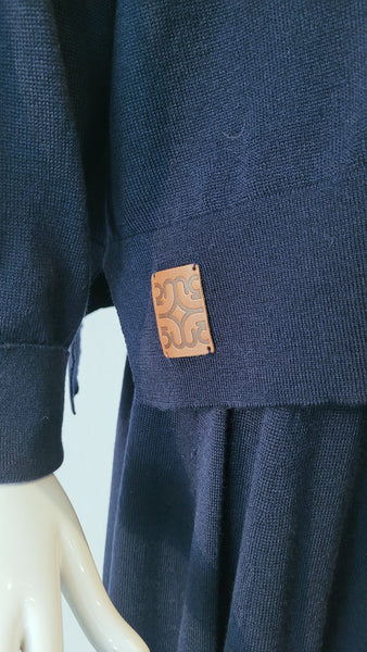 Pulli im Merinofeinstrick (d. blau)