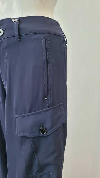High-Tech Hose fliessend (blau)