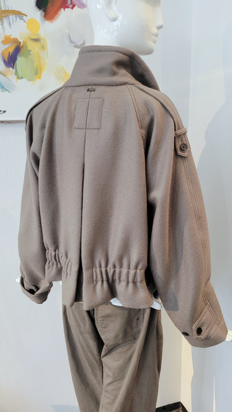 Wolljacke overs.(khaki)