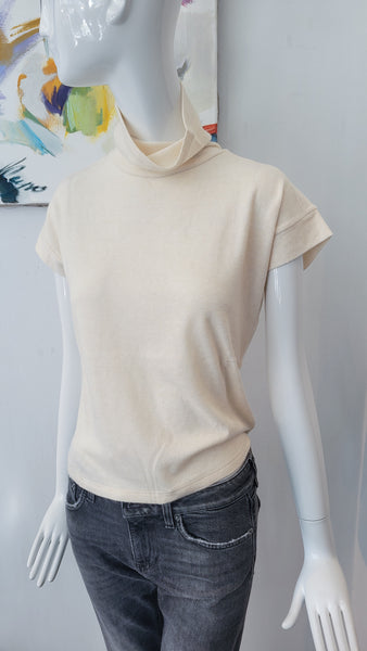 Rolli mit Kurzarm, dünn (beige)(-30%)