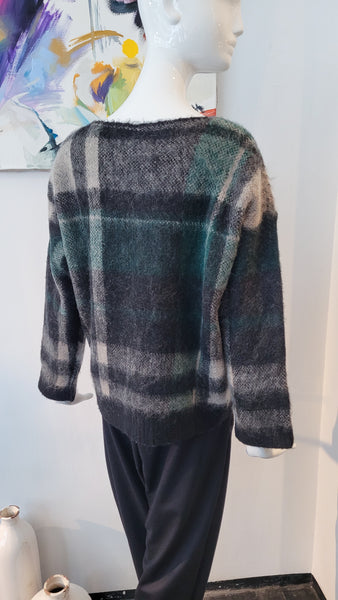 Pulli Grosskaro (grün/schw.)