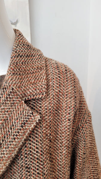 Mantel Fischgrätmuster (Multicol.)