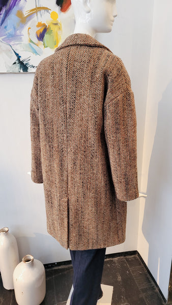 Mantel Fischgrätmuster (Multicol.)