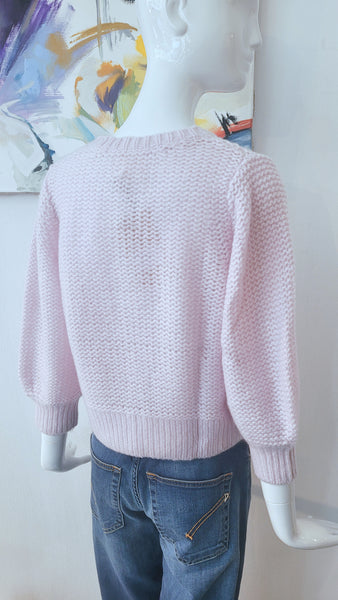 Pulli in Kaschmir/Seide (zartrosé)