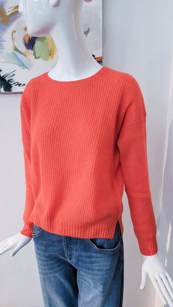 Pulli in Kaschmir/Seide (orange)