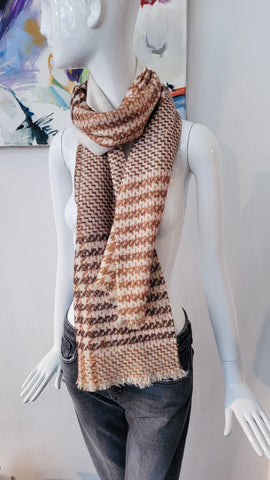 Schal Print Hahnentritt (einseitig)