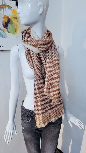 Schal Print Hahnentritt (einseitig)(-20%)