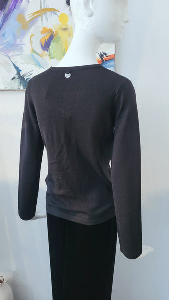 Dünner Pulli schwarz (-40%!)