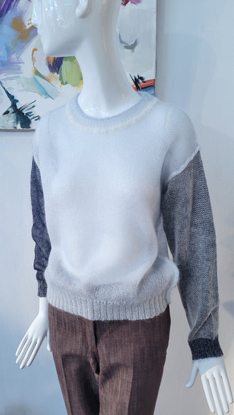 Pulli Patchwork (blau)