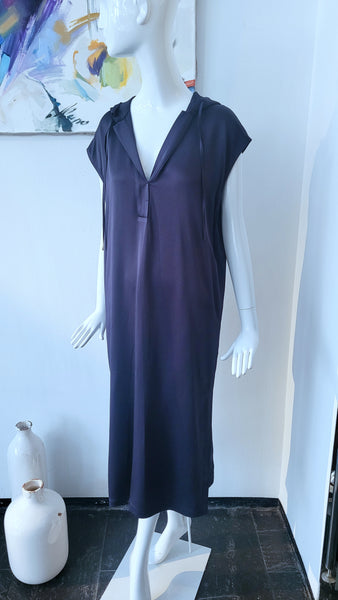 Kleid mit Kapuze (marine)