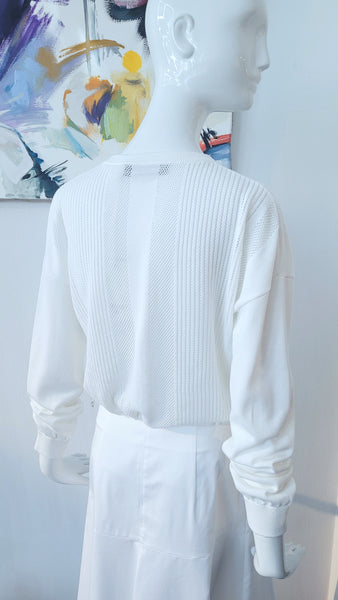 Strickblouson mit Kordel