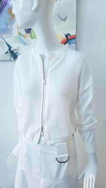 Strickblouson mit Kordel