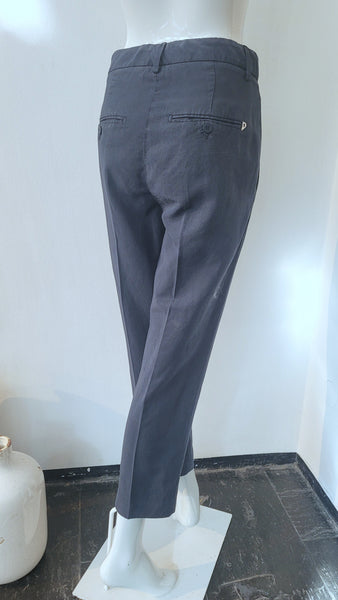 Lässige Hose in Leinen/Lyocell (marine)