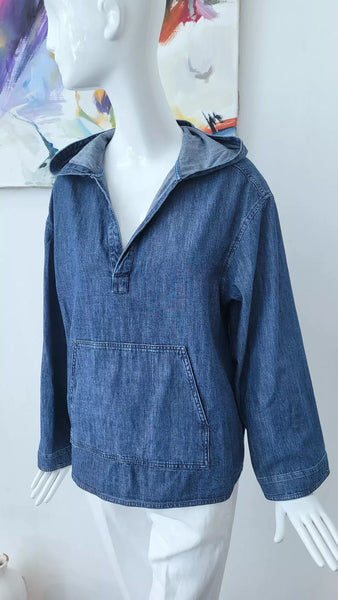 Jeanshoodie overs.