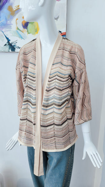 Jacke Zacken mit Lurex