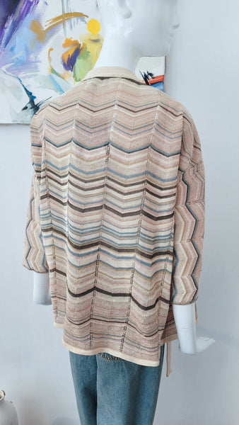 Jacke Zacken mit Lurex