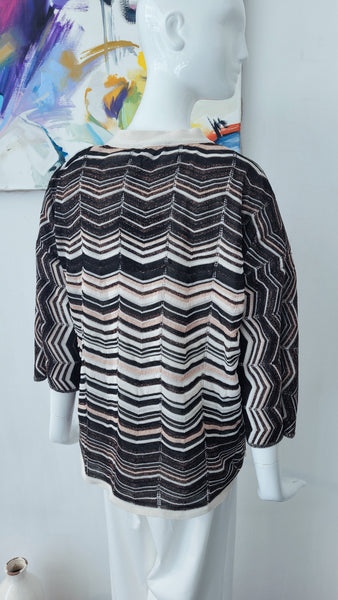 Jacke Zacken mit Lurex