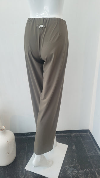 Jerseyhose mit abtr. Halbgürtel (khakigrün)