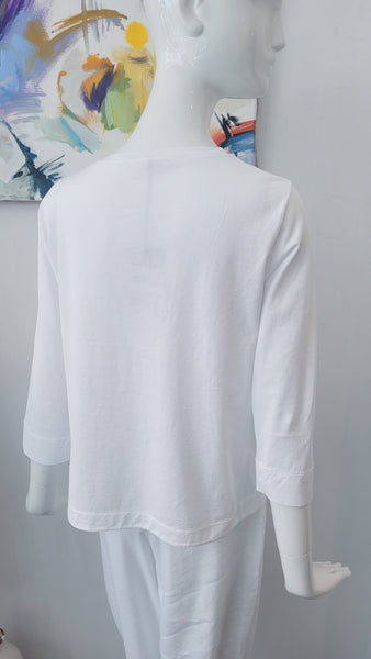 Shirt 3/4 Arm (weiß)