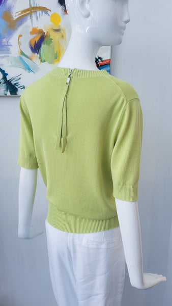 Pulli mit Seide (limette)
