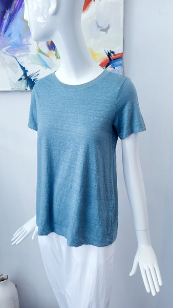 Leinenshirt (türkis)