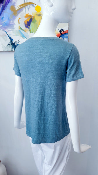 Leinenshirt (türkis)