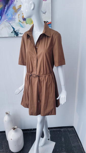Kurzes Hemdkleid (karamel)